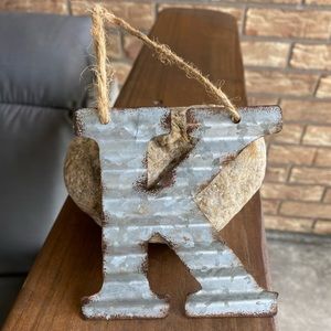 Metal Monogram “K”